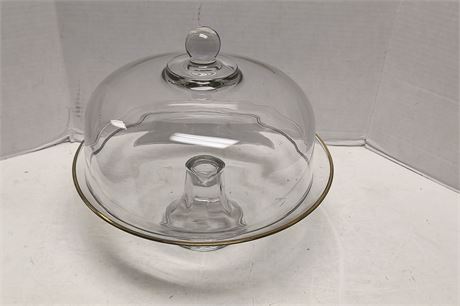 Clear Glass Cake Stand