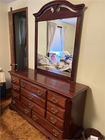 Dresser and Mirror