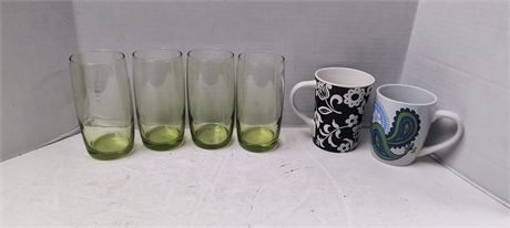 Flat Of Misc. Drinking Glasses