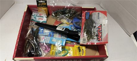 Flat Of Fishing Tackle