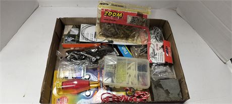 Flat Of Fishing Tackle