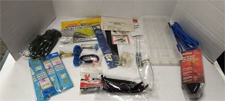 Flat Of Fishing Tackle