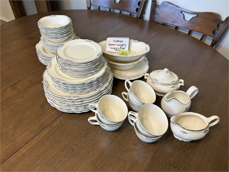 Vintage Homer Laughlin "Virginia Rose" China Set