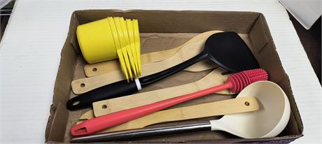 Flat Of Kitchen Cooking Utensils