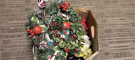 Flat Of Christmas Decorations