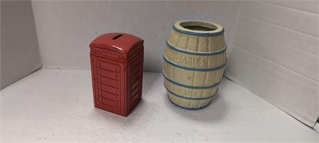 Telephone Bank & Barrel