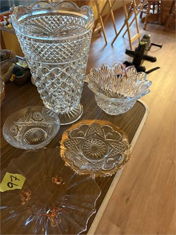 Crystal and Glass Dishes, Vase