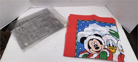 Candy Molds & Mickey Mouse Handkerchief