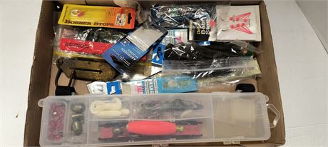 Flat Of Fishing Tackle