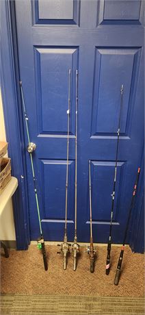 Lot Of Fishing Poles