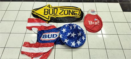 Lot Of Blow Up Beer Advertisements
