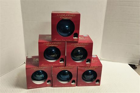 Laser etched Christmas Decorations