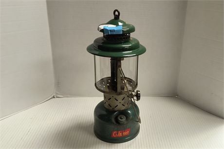 Vintage Green Metal Coleman Lantern