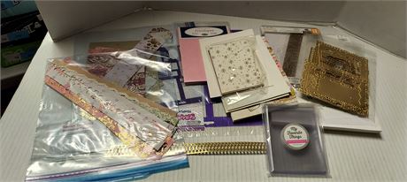 Card stock and craft supplies