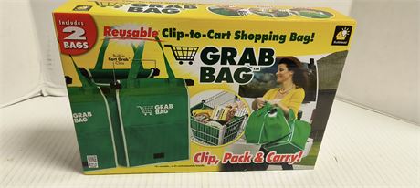 Reusable Clip To The Cart Shopping Bag