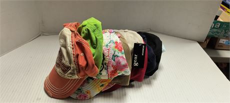 Flat Of Baseball Hats