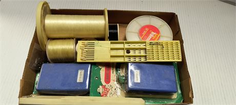 Flat Of Fishing Tackle