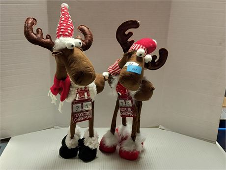 Christmas Countdown Moose decoration
