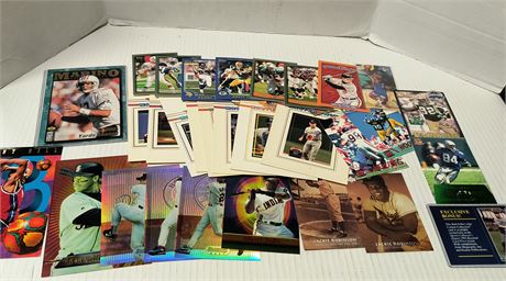 Group Of Oversized Sports Cards. Topps Photos