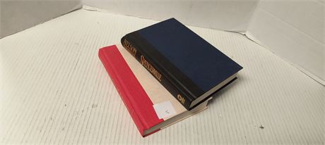 2 Books Hallowed Out To Hide Items In Them