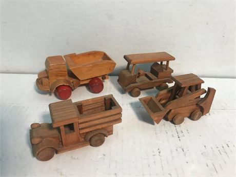 Wood Toy Cars