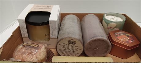 Flat Of Various Candles