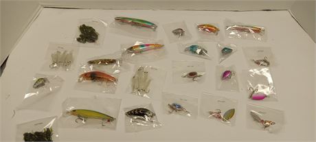 Lot Of Various Fishing Lures