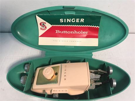 Singer Buttonholer