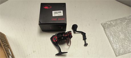 One Bass Spinning Fishing Reel Red Spider