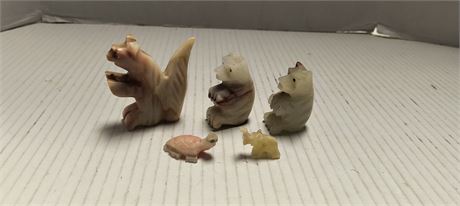 Carved Various Animal Statues