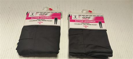Zone Pro Active High Waist Leggings. Size XL