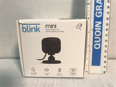 Blink Mini Indoor Plug-In HD Smart Security Camera