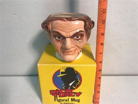 Dick Tracy Figural Flattop Mug