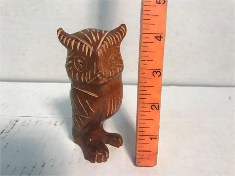 Jamaica Wood Carved Owl