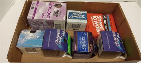 Flat Of Various Pantyhose