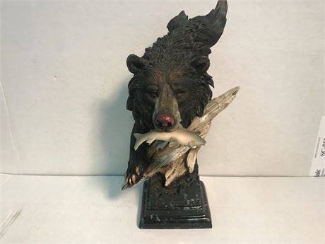 Bear Head Bust