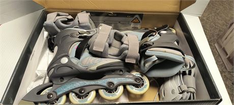 K2 Roller Blade Skates & Pads. Size 6