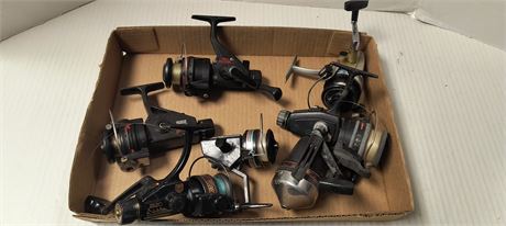Lot Of Various Fishing Reels
