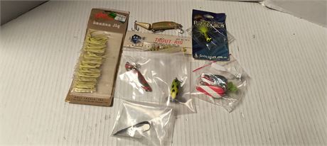Lot Of Various Fishing Lures