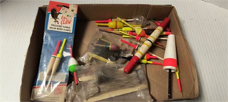 Lot Of Fishing Bobbers