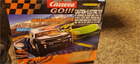 Slot car Track and cars