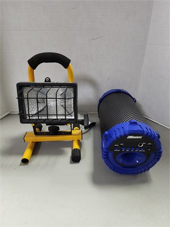 Work Light and speaker