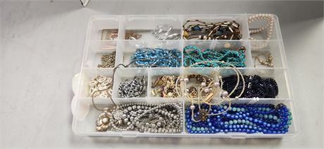 Flat Of Costume Jewelry