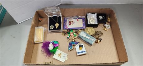 Flat Of Costume Jewelry
