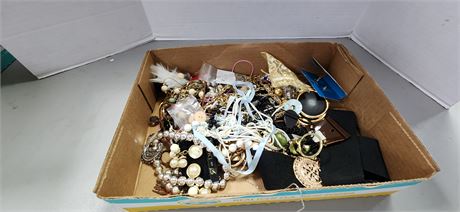 Flat Of Costume Jewelry