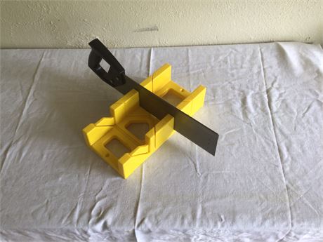 Miter Box with Saw