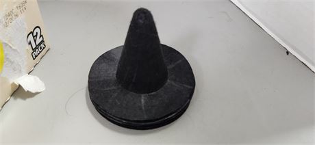Flat Of Small Black Hats Used For Displaying Bracelets
