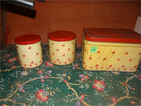 Vintage Storage Tins