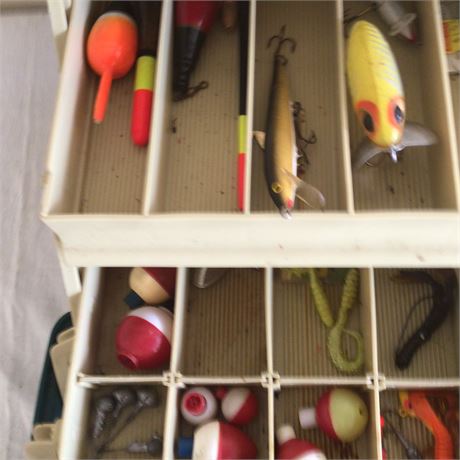 Fishing Tackle Box with Contents