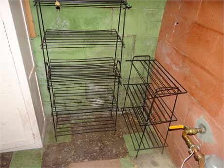 Vintage Wire Shelves